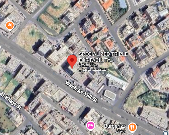 خريطة مقر الشركة